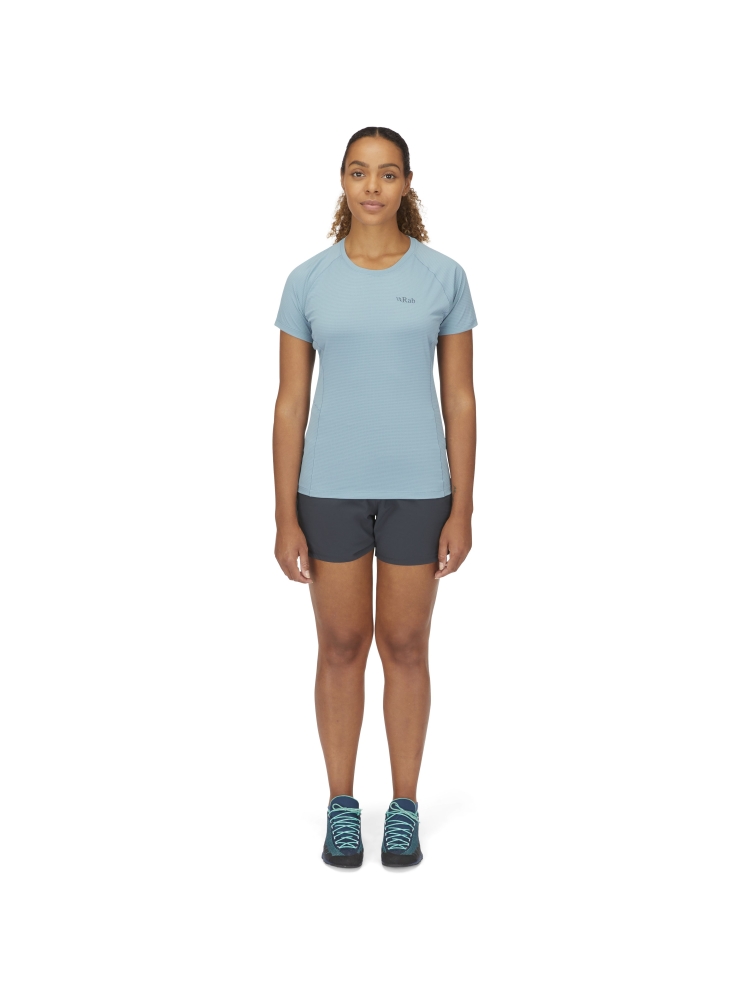 Rab Sonic Tee Women's Citadel QBL-02-CIT shirts en tops online bestellen bij Kathmandu Outdoor & Travel