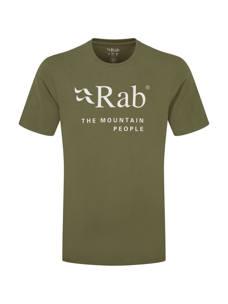 Rab Stance Mountain Tee Army QCB-39-ARM shirts en tops online bestellen bij Kathmandu Outdoor & Travel