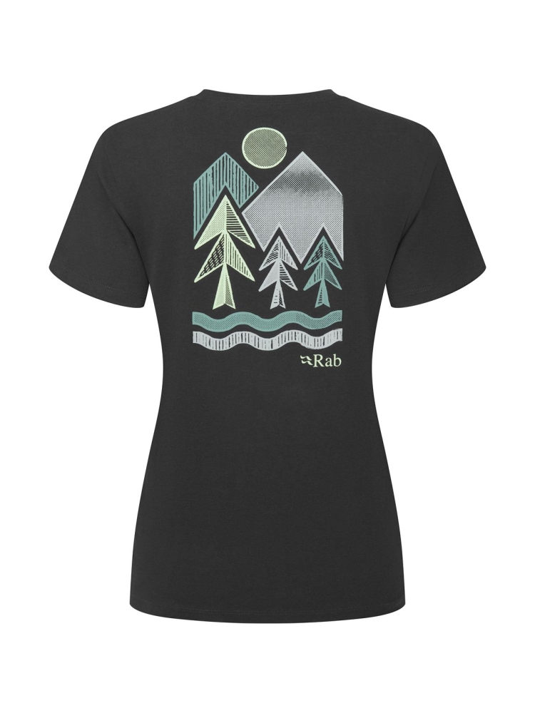Rab Tuku Vista Tee Women's Beluga QCC-17-BEL shirts en tops online bestellen bij Kathmandu Outdoor & Travel
