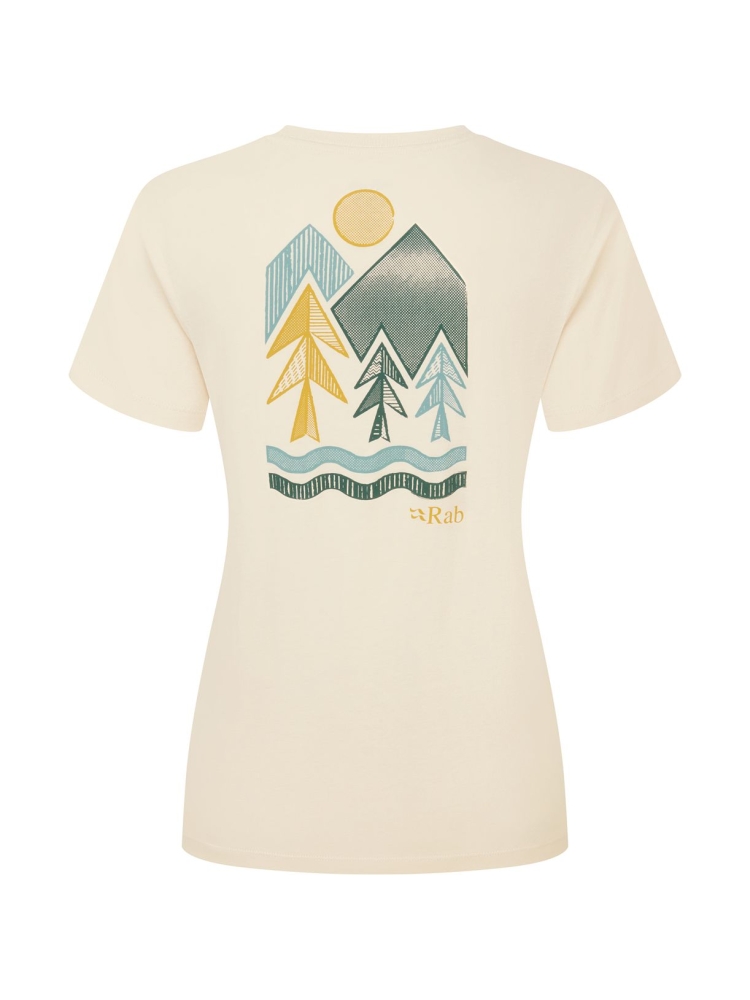 Rab Tuku Vista Tee Women's Ecru QCC-17-ECR shirts en tops online bestellen bij Kathmandu Outdoor & Travel