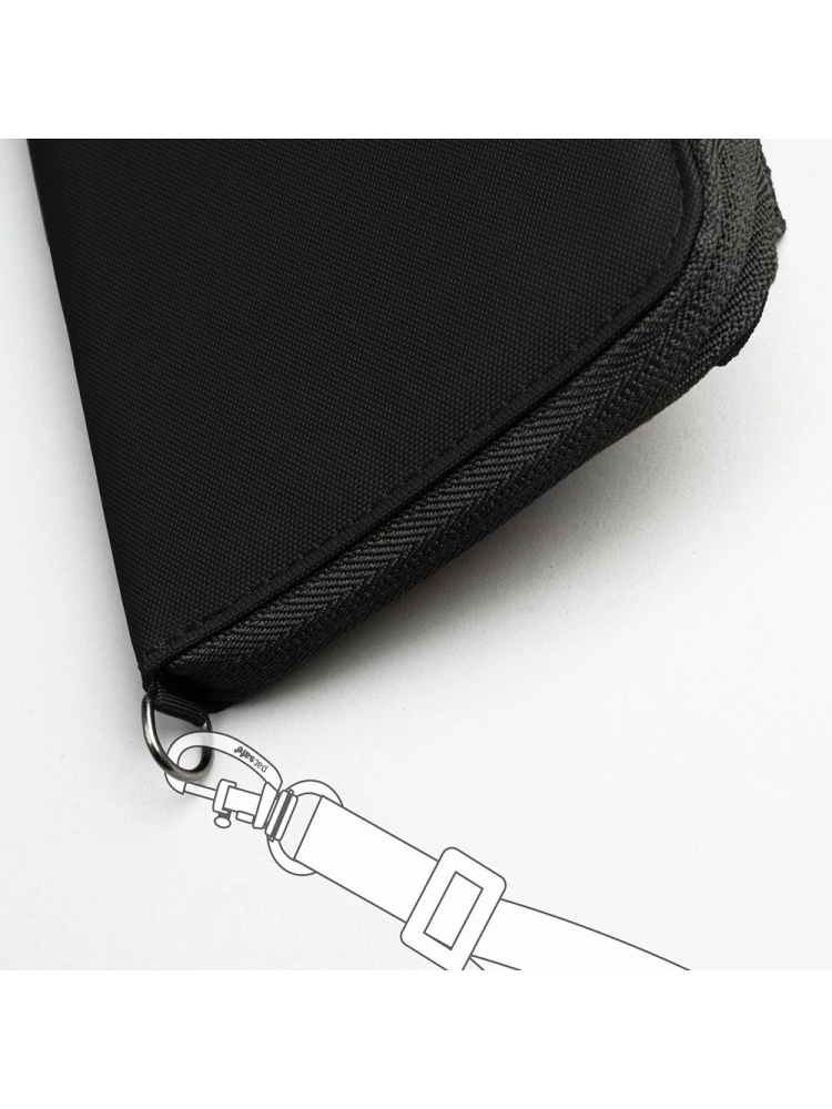 Pacsafe RFIDsafe Compact Travel Organizer  Jet Black 11020130 reisaccessoires online bestellen bij Kathmandu Outdoor & Travel