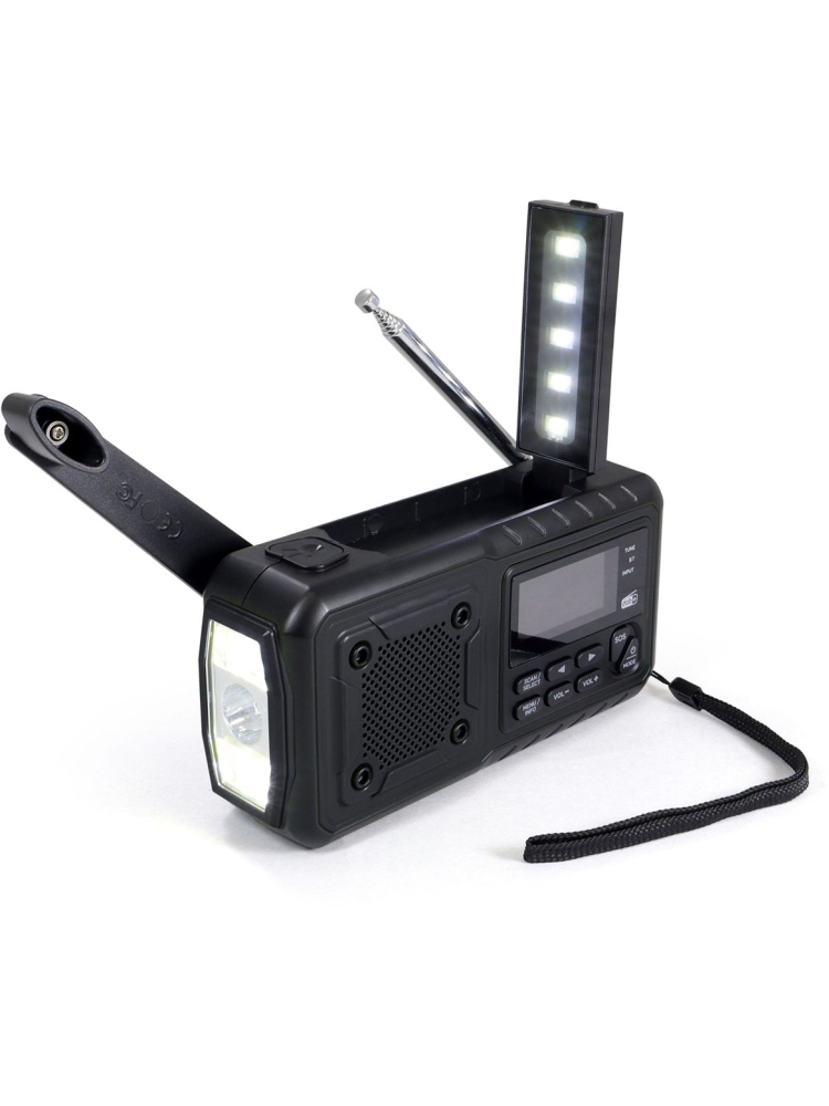 Origin Outdoor Crank Radio 'Multi' DAB+ Black 180884 verlichting online bestellen bij Kathmandu Outdoor & Travel
