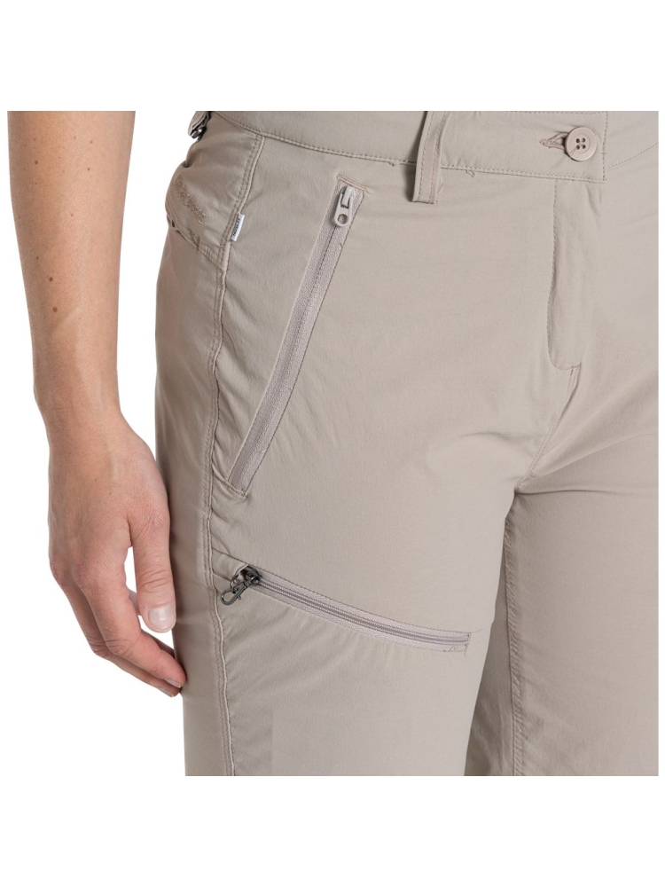 Craghoppers NosiLife Pro Convertible Trouser III Women's SoftMushroom CWJ1375-KD7-R broeken online bestellen bij Kathmandu Outdoor & Travel