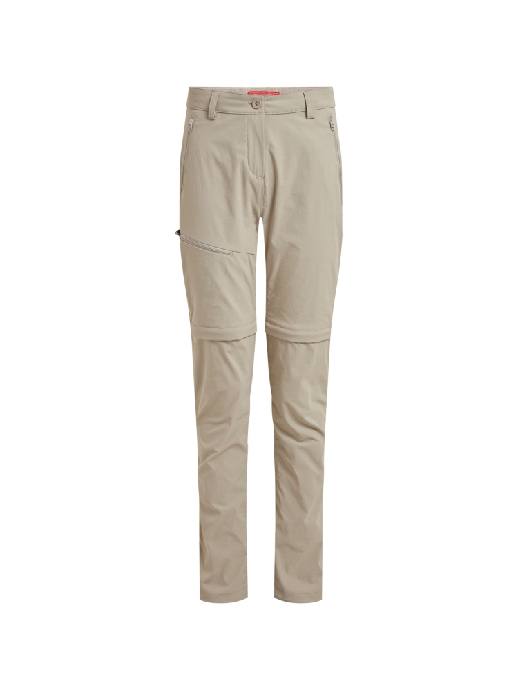 Craghoppers NosiLife Pro Convertible Trouser III Women's SoftMushroom CWJ1375-KD7-R broeken online bestellen bij Kathmandu Outdoor & Travel