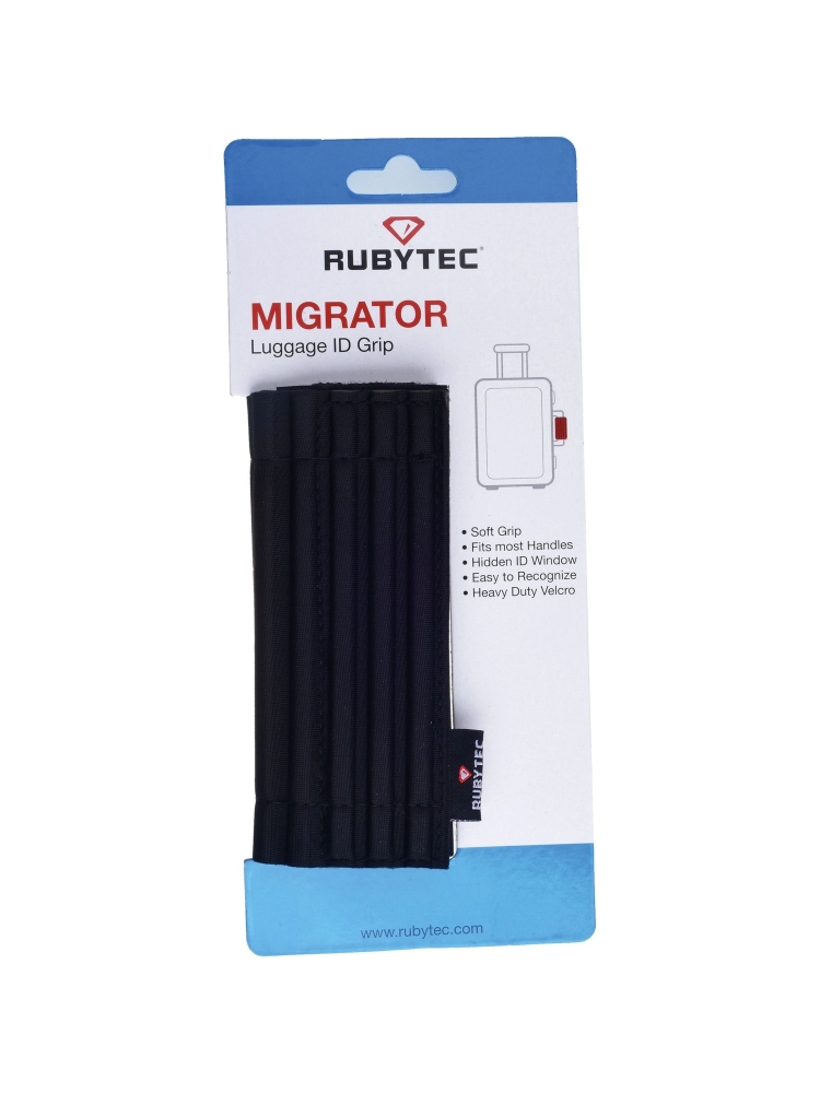 Rubytec Migrator Luggage ID Grip Black RU53010 trekkingrugzakken online bestellen bij Kathmandu Outdoor & Travel