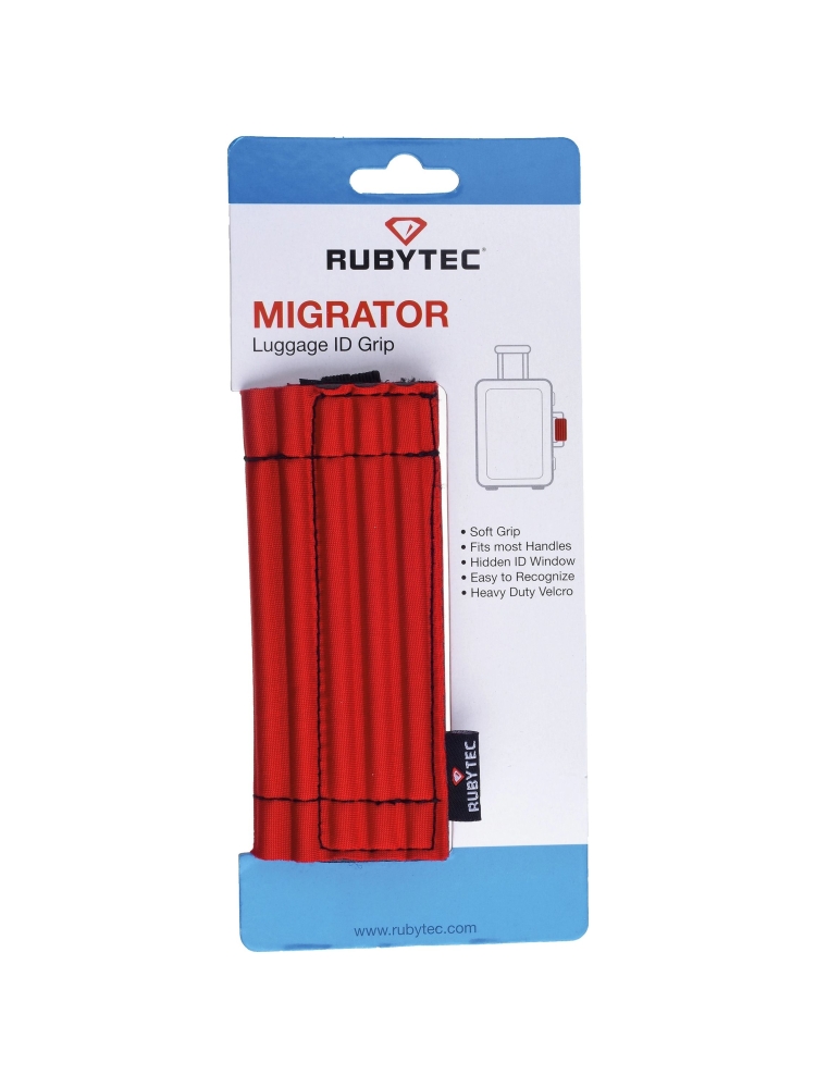 Rubytec Migrator Luggage ID Grip Red RU53020 trekkingrugzakken online bestellen bij Kathmandu Outdoor & Travel