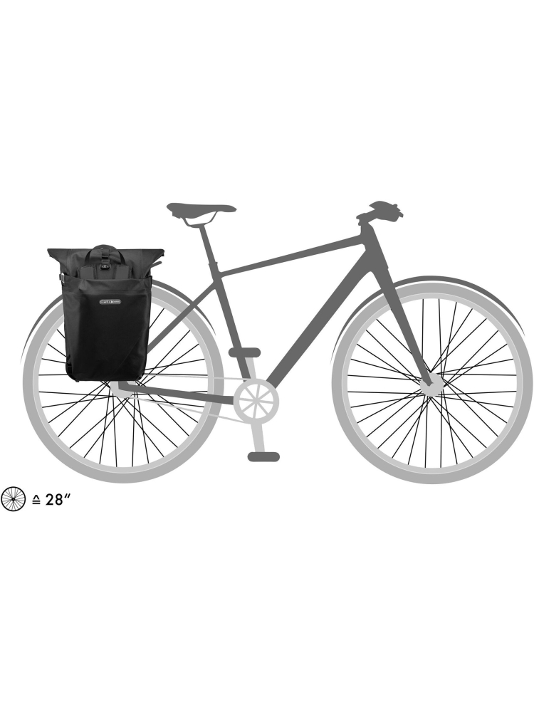 Ortlieb Vario QL2.1 26L Black OF7712 tassen online bestellen bij Kathmandu Outdoor & Travel