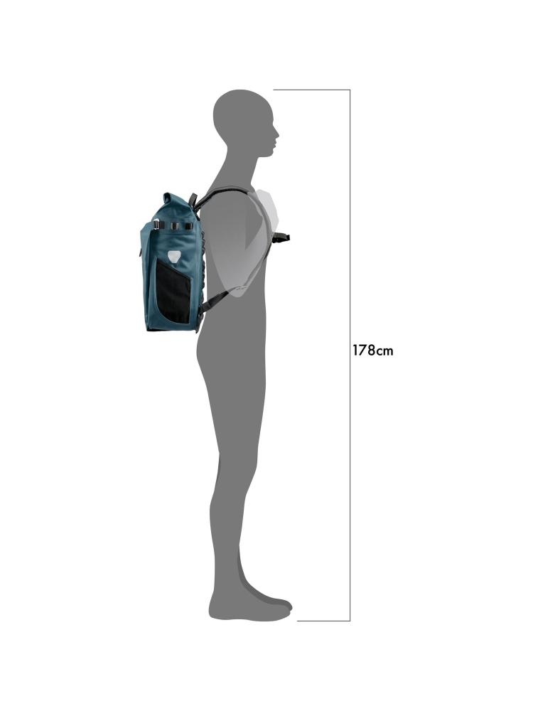 Ortlieb Vario QL2.1 26L Petrol OF7713 tassen online bestellen bij Kathmandu Outdoor & Travel