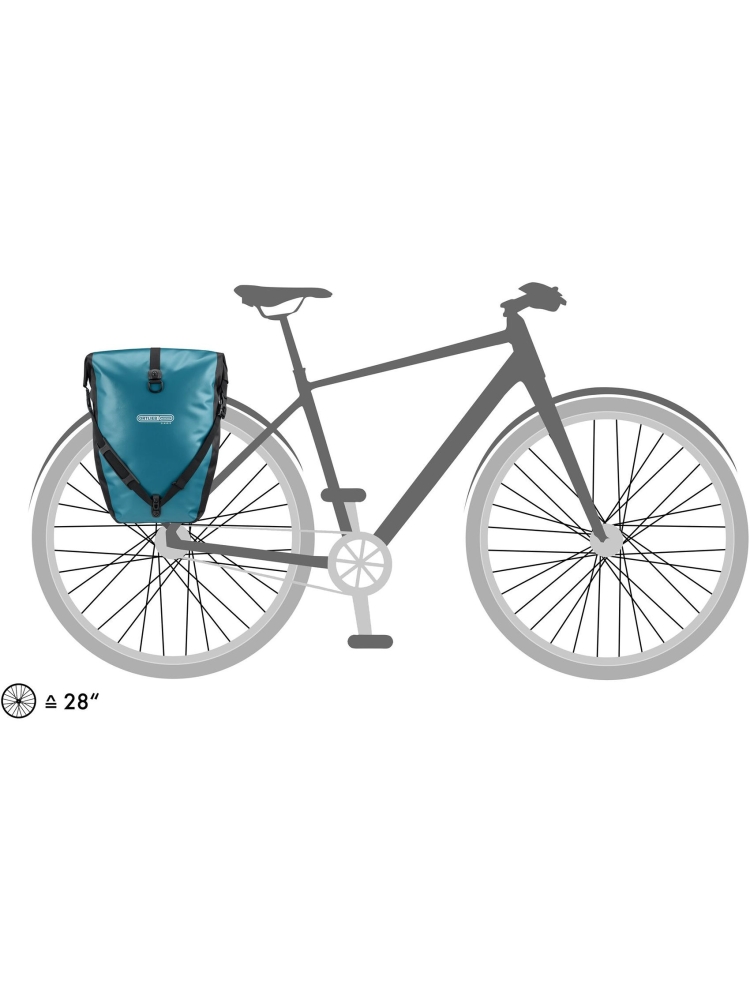 Ortlieb Back-Roller QL2.1 40L Petrol/Black OF5309 tassen online bestellen bij Kathmandu Outdoor & Travel