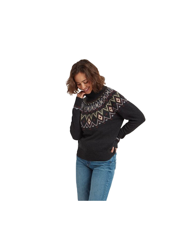 Sherpa Adventure Gear Sherpa Adventure Gear Indu Mock Neck Women's SW25077-130 fleeces en truien Sherpa Adventure Gear Indu Mock Neck Women's Black SW25077-130 fleeces en truien online bestellen bij Kathmandu Outdoor & Travel