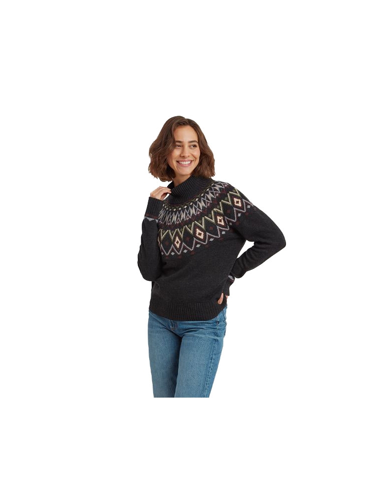 Sherpa Adventure Gear Sherpa Adventure Gear Indu Mock Neck Women's SW25077-130 fleeces en truien Sherpa Adventure Gear Indu Mock Neck Women's Black SW25077-130 fleeces en truien online bestellen bij Kathmandu Outdoor & Travel