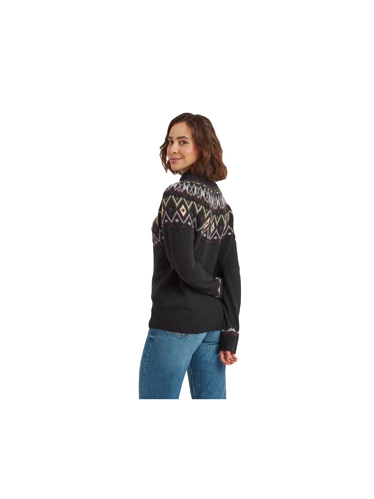 Sherpa Adventure Gear Sherpa Adventure Gear Indu Mock Neck Women's SW25077-130 fleeces en truien Sherpa Adventure Gear Indu Mock Neck Women's Black SW25077-130 fleeces en truien online bestellen bij Kathmandu Outdoor & Travel