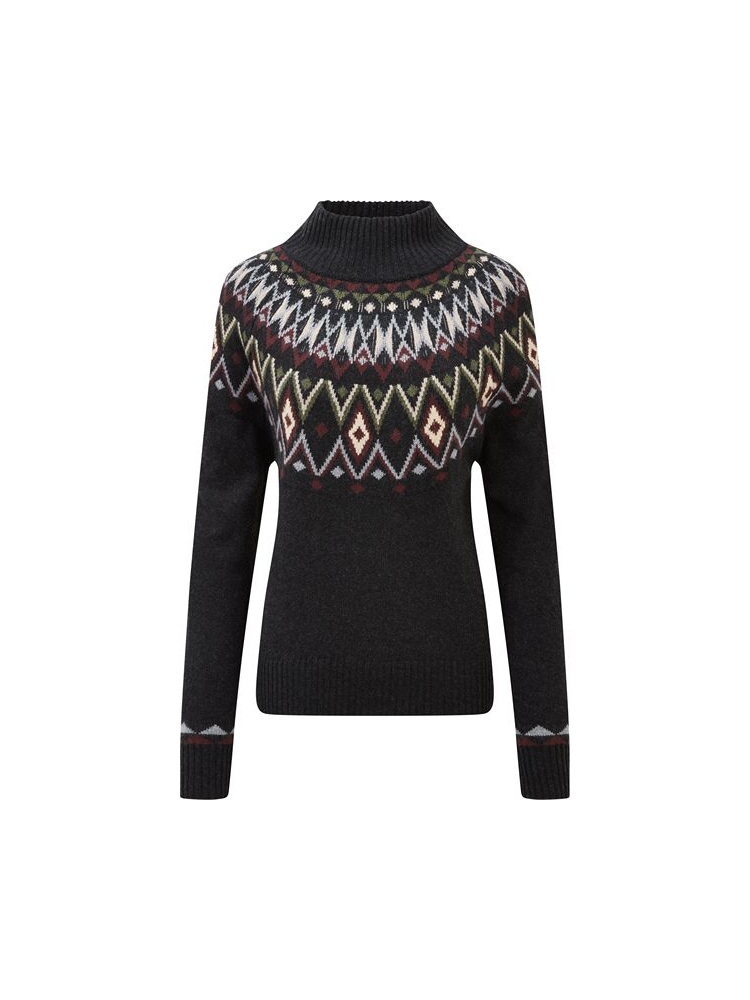 Sherpa Adventure Gear Sherpa Adventure Gear Indu Mock Neck Women's SW25077-130 fleeces en truien Sherpa Adventure Gear Indu Mock Neck Women's Black SW25077-130 fleeces en truien online bestellen bij Kathmandu Outdoor & Travel