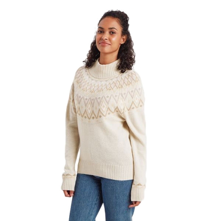 Sherpa Adventure Gear Indu Mock Neck Women's Ecru Sherpa Adventure Gear Indu Mock Neck Women's Ecru