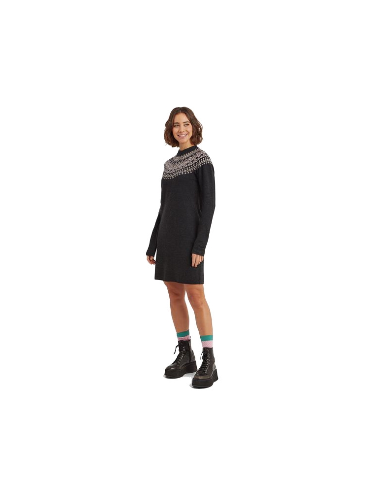 Sherpa Adventure Gear Sherpa Adventure Gear Pamu Dress Women's SW24075-130 fleeces en truien Sherpa Adventure Gear Pamu Dress Women's Black SW24075-130 fleeces en truien online bestellen bij Kathmandu Outdoor & Travel