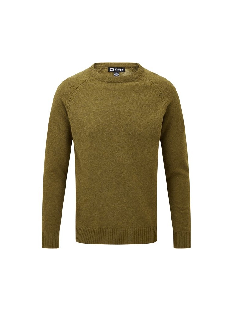 Sherpa Adventure Gear Sherpa Adventure Gear Kantega Crew Sweater SM6103-831 fleeces en truien Sherpa Adventure Gear Kantega Crew Sweater Moss SM6103-831 fleeces en truien online bestellen bij Kathmandu Outdoor & Travel