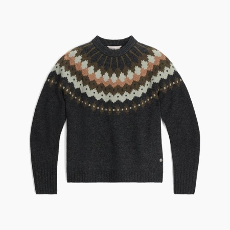 Royal Robbins  Rockcraft Wool Crew Women's Charcoal Htr Snowcreek Pt 