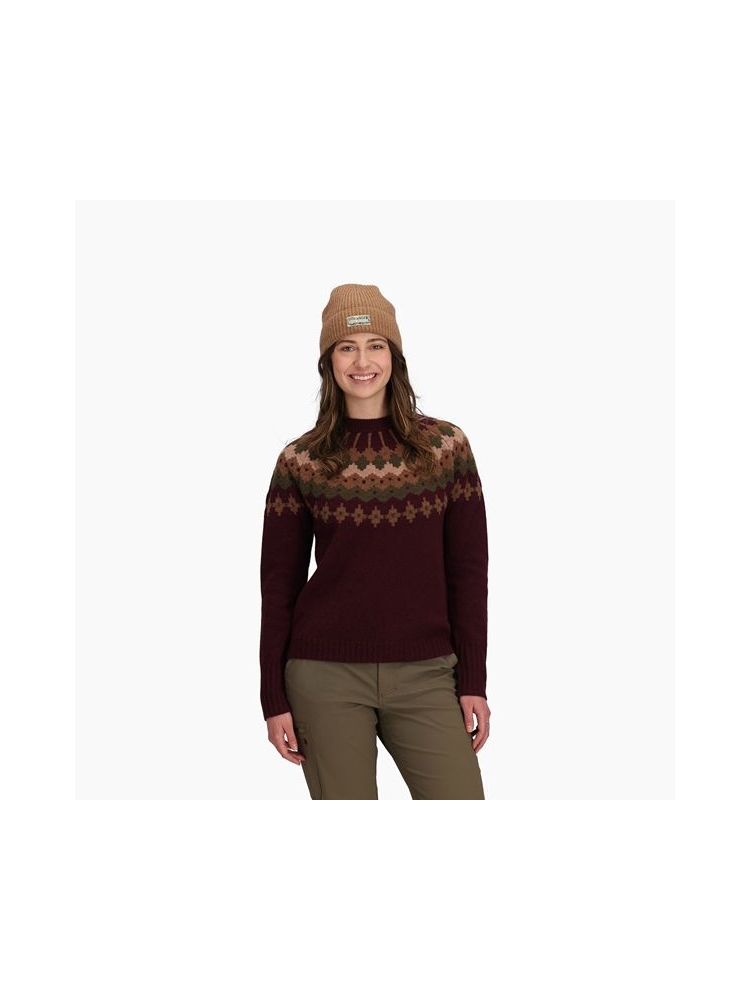 Royal Robbins Rockcraft Wool Crew Women's Loganberry Htr Snowcreek Pt Y14600122-675 fleeces en truien online bestellen bij Kathmandu Outdoor & Travel