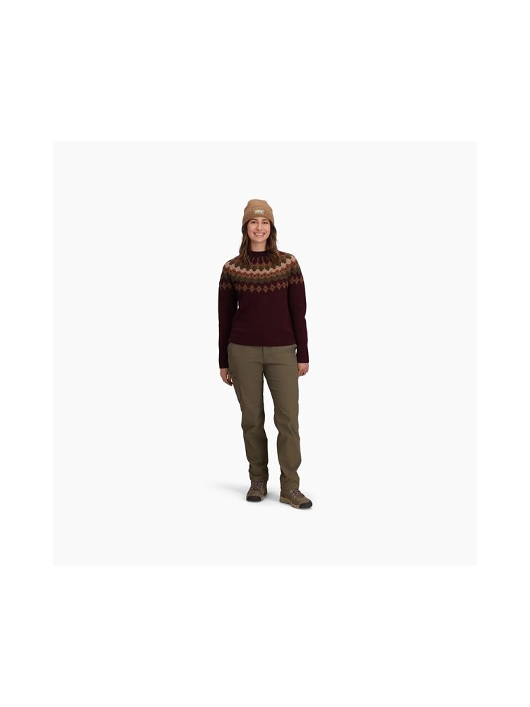 Royal Robbins Rockcraft Wool Crew Women's Loganberry Htr Snowcreek Pt Y14600122-675 fleeces en truien online bestellen bij Kathmandu Outdoor & Travel