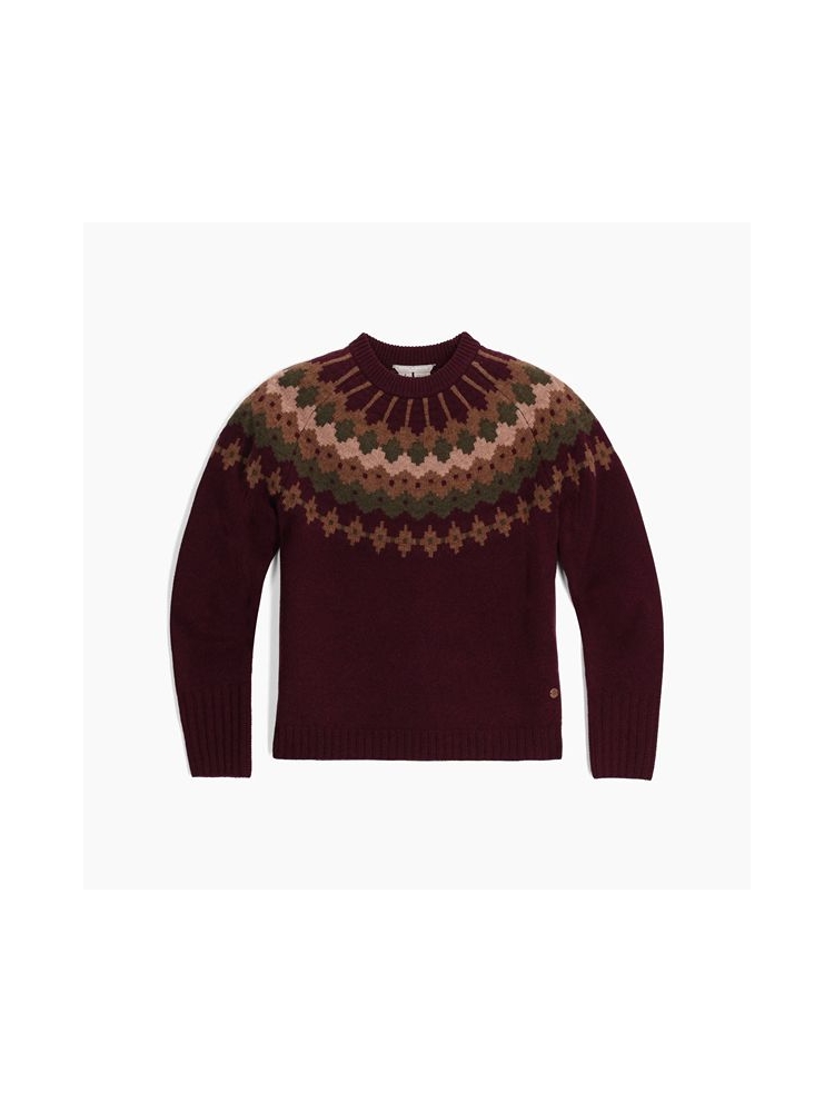 Royal Robbins Rockcraft Wool Crew Women's Loganberry Htr Snowcreek Pt Y14600122-675 fleeces en truien online bestellen bij Kathmandu Outdoor & Travel