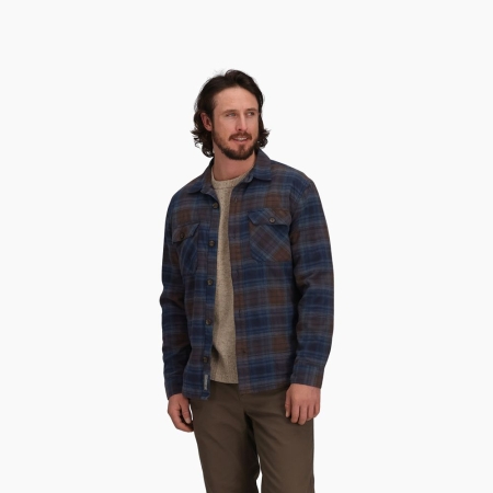 Royal Robbins Snowcap Lined Flannel Long Sleeve Naval Tioga Pld Royal Robbins Snowcap Lined Flannel Long Sleeve Naval Tioga Pld