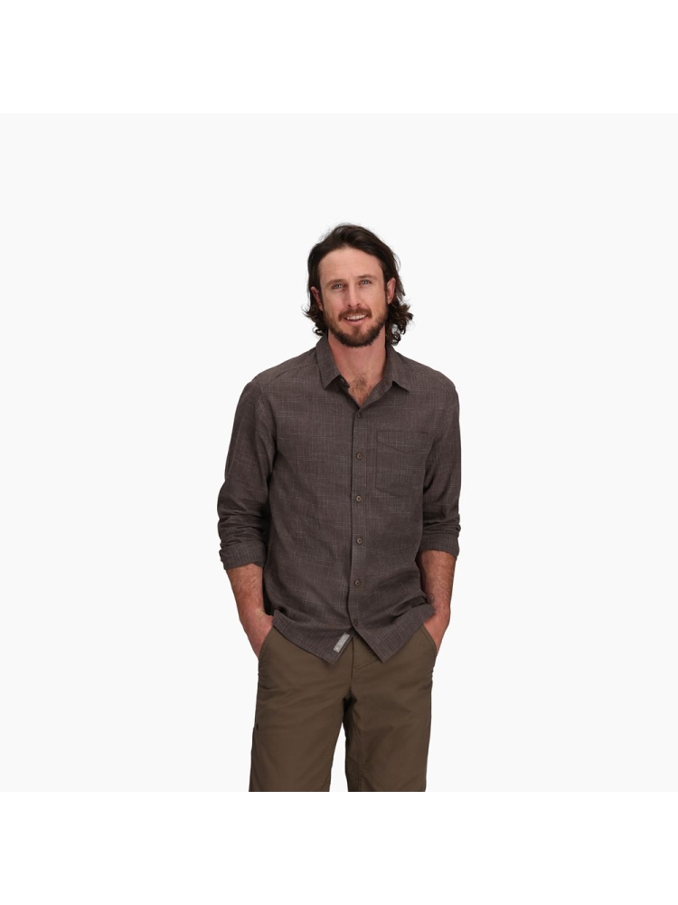 Royal Robbins Royal Robbins Hempline Spaced Long Sleeve Y722035-208 shirts en tops Royal Robbins Hempline Spaced Long Sleeve Seal Brown Y722035-208 shirts en tops online bestellen bij Kathmandu Outdoor & Travel