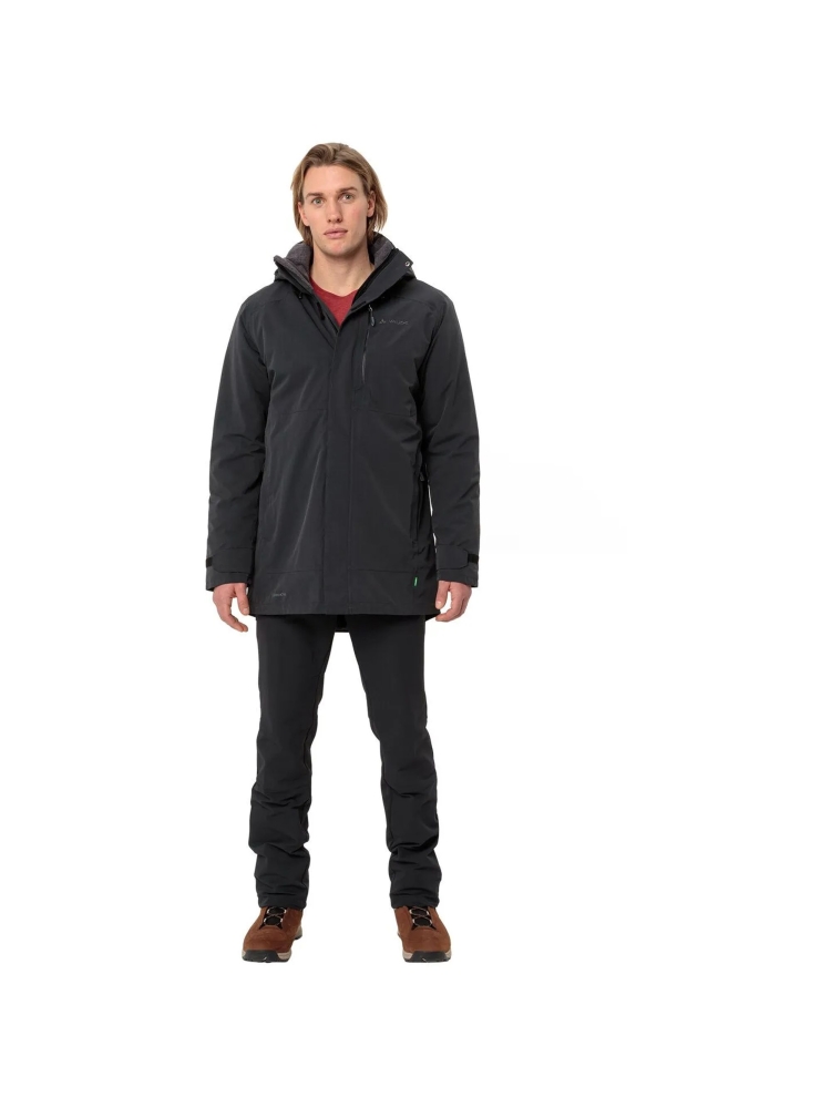 Vaude Vaude Idris Wool Parka II 45013-051 jassen Vaude Idris Wool Parka II black uni 45013-051 jassen online bestellen bij Kathmandu Outdoor & Travel