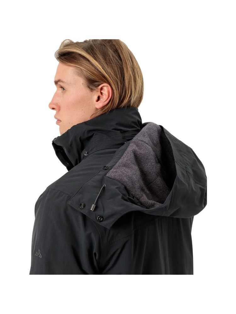 Vaude Vaude Idris Wool Parka II 45013-051 jassen Vaude Idris Wool Parka II black uni 45013-051 jassen online bestellen bij Kathmandu Outdoor & Travel