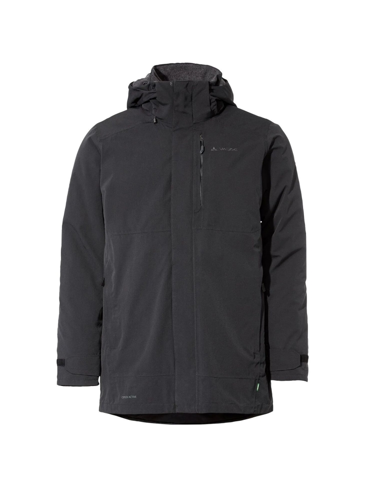 Vaude Vaude Idris Wool Parka II 45013-051 jassen Vaude Idris Wool Parka II black uni 45013-051 jassen online bestellen bij Kathmandu Outdoor & Travel