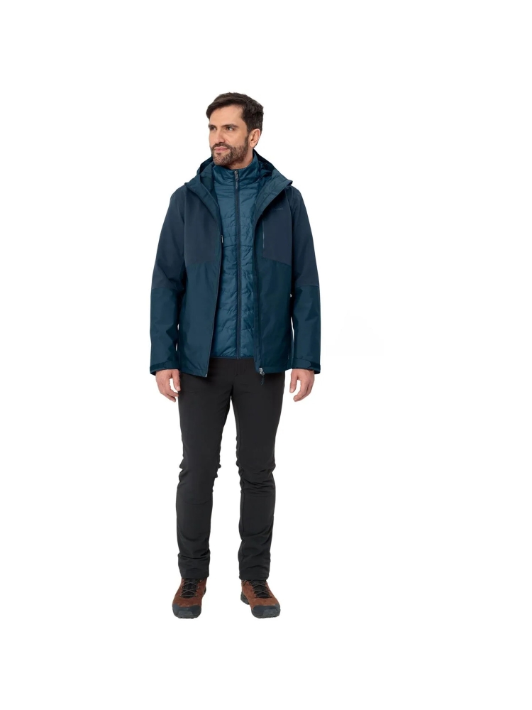 Vaude Vaude Miskanti 3in1 Jacket II 41572-160 jassen Vaude Miskanti 3in1 Jacket II dark sea uni 41572-160 jassen online bestellen bij Kathmandu Outdoor & Travel