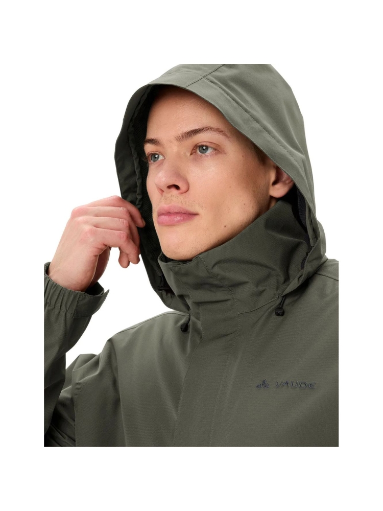 Vaude Vaude Escape Light Jacket 04341-106 jassen Vaude Escape Light Jacket black/khaki 04341-106 jassen online bestellen bij Kathmandu Outdoor & Travel