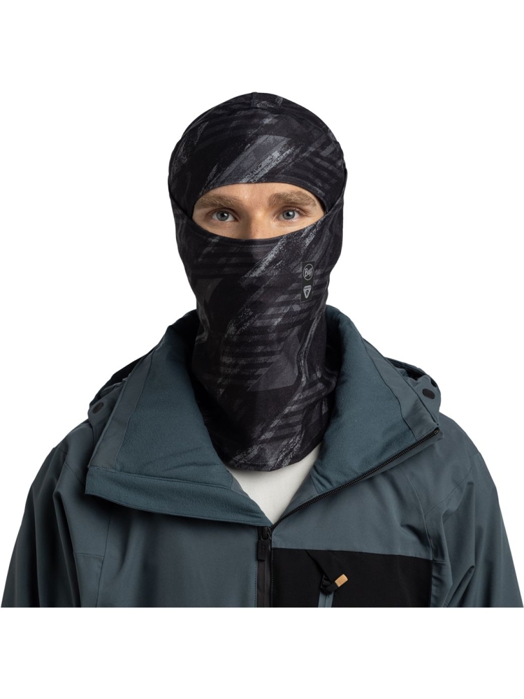 Buff Thermonet Hinged Balaclava BARDEEN GRAPHITE               136854901 kleding accessoires online bestellen bij Kathmandu Outdoor & Travel