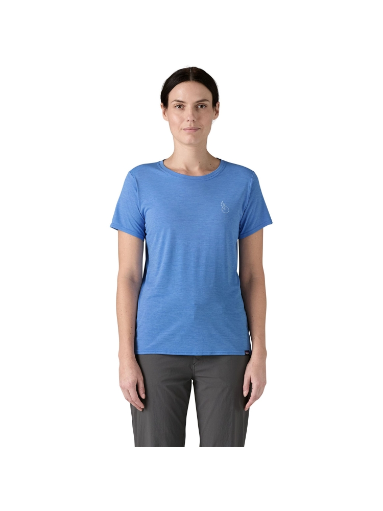 Patagonia Cap Cool Daily Graphic Shirt - Waters Women's Swelldrifter: Abundant Blue X- 45365-SDAX shirts en tops online bestellen bij Kathmandu Outdoor & Travel