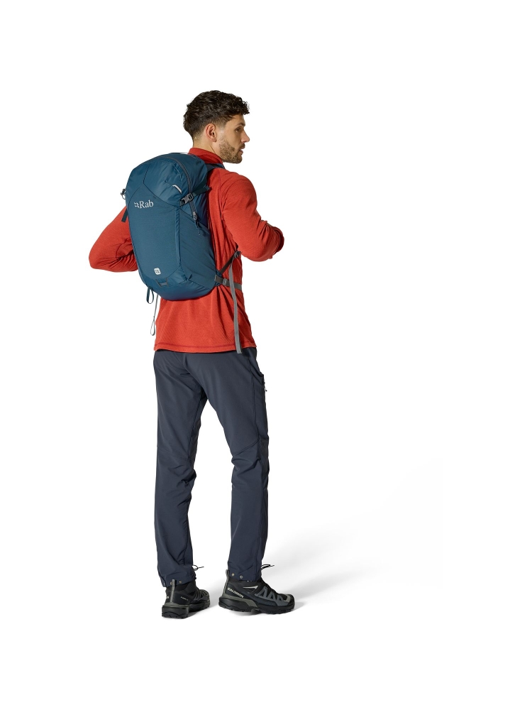 Rab Rab Tygen 22 QAQ-04-TMB dagrugzakken Rab Tygen 22 Tempest Blue QAQ-04-TMB dagrugzakken online bestellen bij Kathmandu Outdoor & Travel
