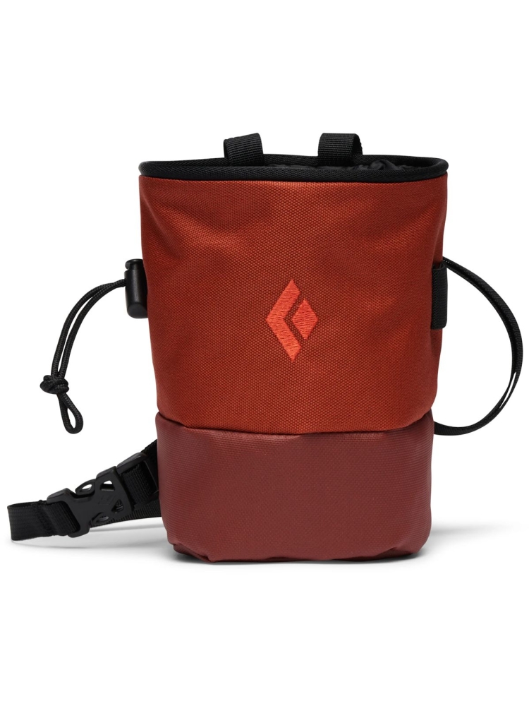 Black Diamond Mojo Zip Chalk Bag Burnt Sienna BD6301176044S_M1 pof, pofzakken en training online bestellen bij Kathmandu Outdoor & Travel