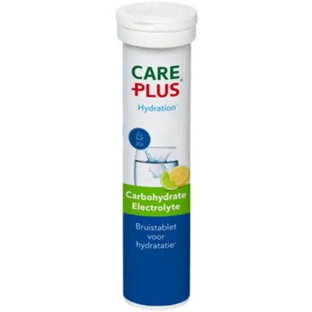 Care Plus  Carbohydrate Electrolyte bruistablet - Lemon Lemon 