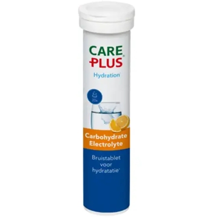 Care Plus  Carbohydrate Electrolyte bruistablet - Orange Orange 