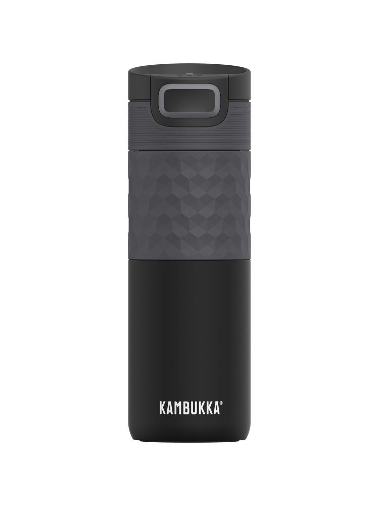Kambukka Kambukka Etna Grip 500ml 11-01010 drinkflessen en thermosflessen Kambukka Etna Grip 500ml Black Steel 11-01010 drinkflessen en thermosflessen online bestellen bij Kathmandu Outdoor & Travel