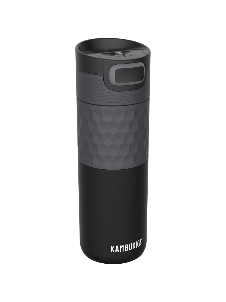 Kambukka Kambukka Etna Grip 500ml 11-01010 drinkflessen en thermosflessen Kambukka Etna Grip 500ml Black Steel 11-01010 drinkflessen en thermosflessen online bestellen bij Kathmandu Outdoor & Travel