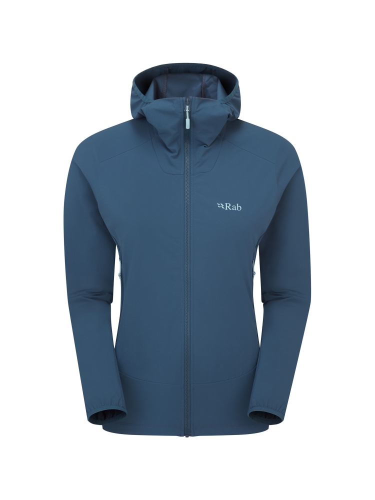Rab Rab Borealis Hoody Women's QWS-77-TMB jassen Rab Borealis Hoody Women's Tempest Blue QWS-77-TMB jassen online bestellen bij Kathmandu Outdoor & Travel