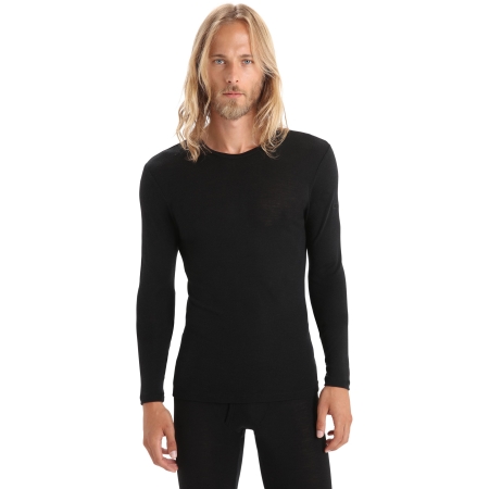 Icebreaker  175 Everyday Long Sleeve Crewe Black 