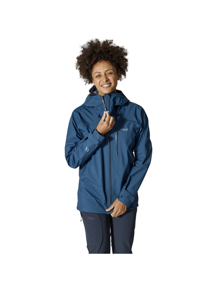 Rab Rab Firewall Mountain Jacket Women's QWG-97-TMB jassen Rab Firewall Mountain Jacket Women's Tempest Blue QWG-97-TMB jassen online bestellen bij Kathmandu Outdoor & Travel