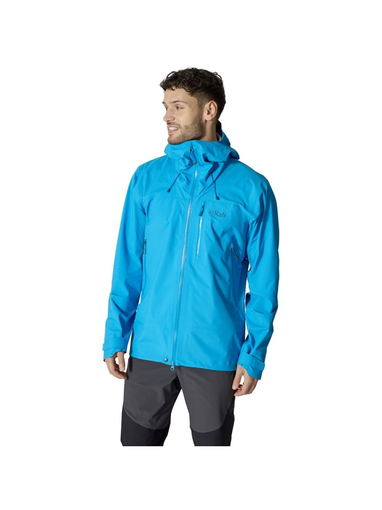 Rab Rab Firewall Mountain Jacket QWG-96-MYB jassen Rab Firewall Mountain Jacket Maya Blue QWG-96-MYB jassen online bestellen bij Kathmandu Outdoor & Travel