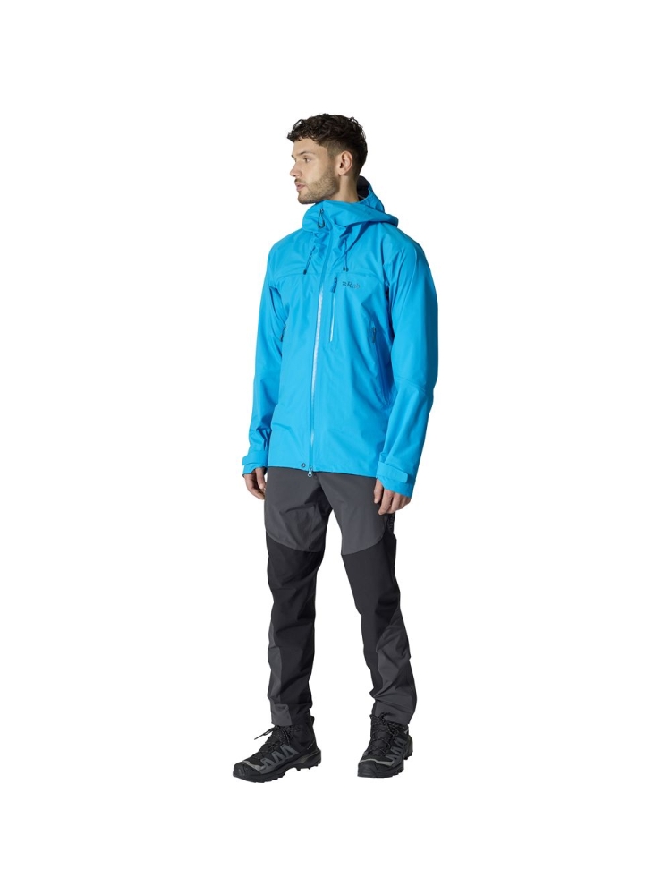 Rab Rab Firewall Mountain Jacket QWG-96-MYB jassen Rab Firewall Mountain Jacket Maya Blue QWG-96-MYB jassen online bestellen bij Kathmandu Outdoor & Travel