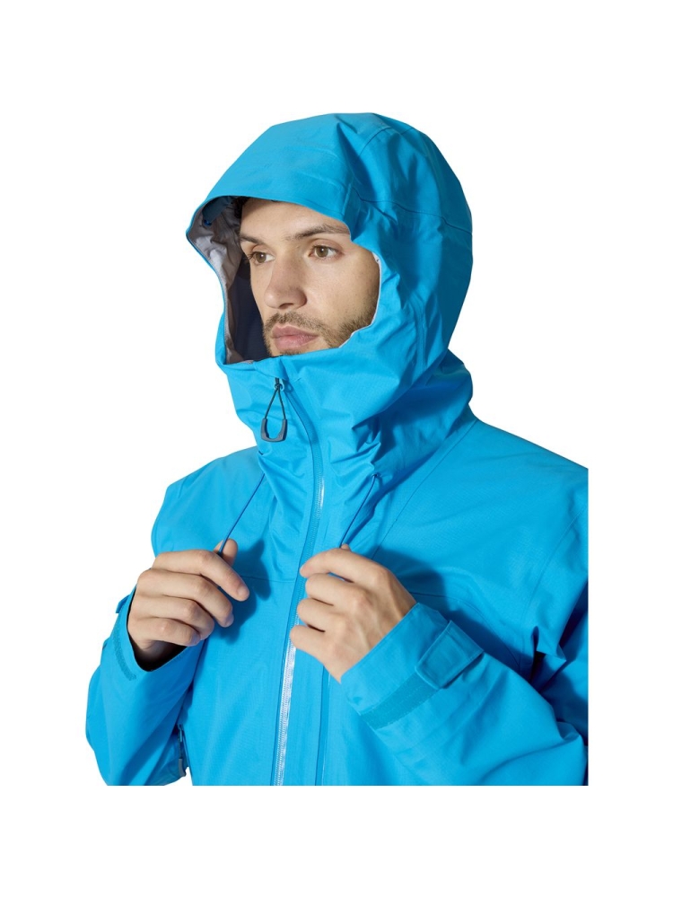 Rab Rab Firewall Mountain Jacket QWG-96-MYB jassen Rab Firewall Mountain Jacket Maya Blue QWG-96-MYB jassen online bestellen bij Kathmandu Outdoor & Travel