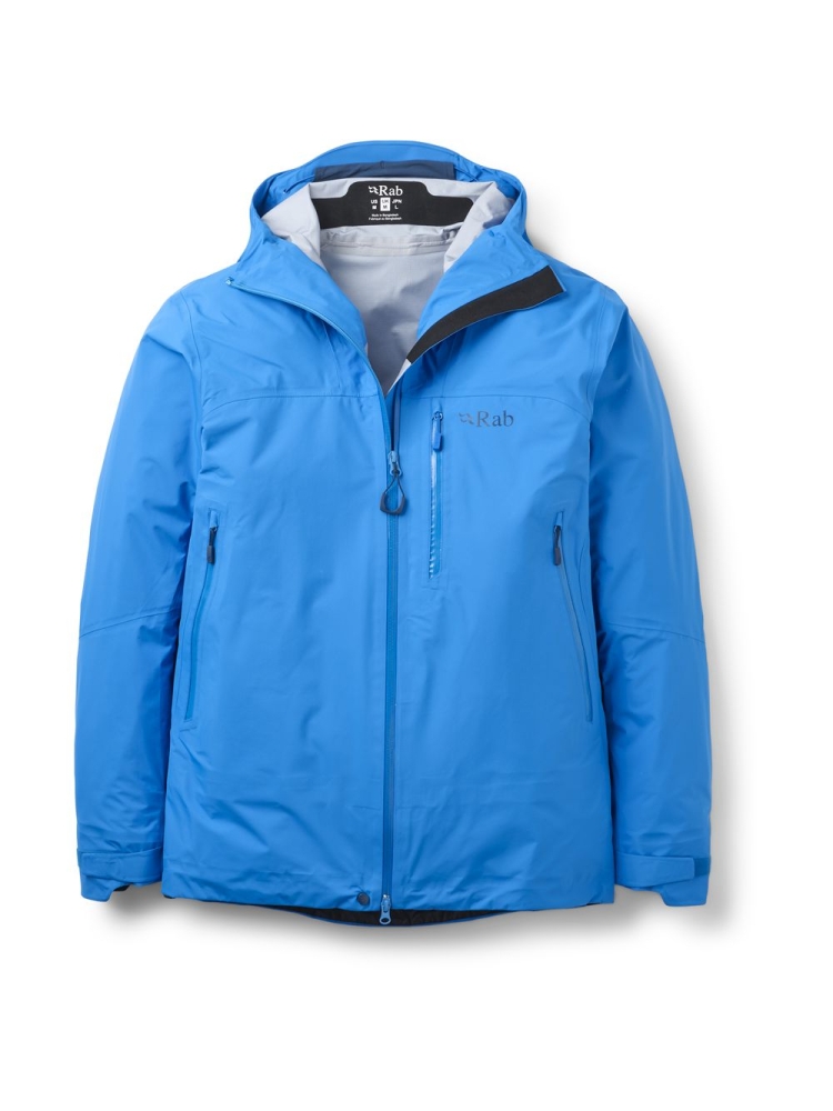 Rab Rab Firewall Mountain Jacket QWG-96-MYB jassen Rab Firewall Mountain Jacket Maya Blue QWG-96-MYB jassen online bestellen bij Kathmandu Outdoor & Travel