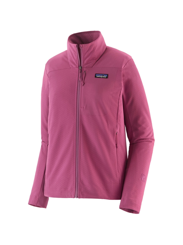Patagonia R1 CrossStrata Jkt Women's Faded Magenta 85446-FDMG fleeces en truien online bestellen bij Kathmandu Outdoor & Travel