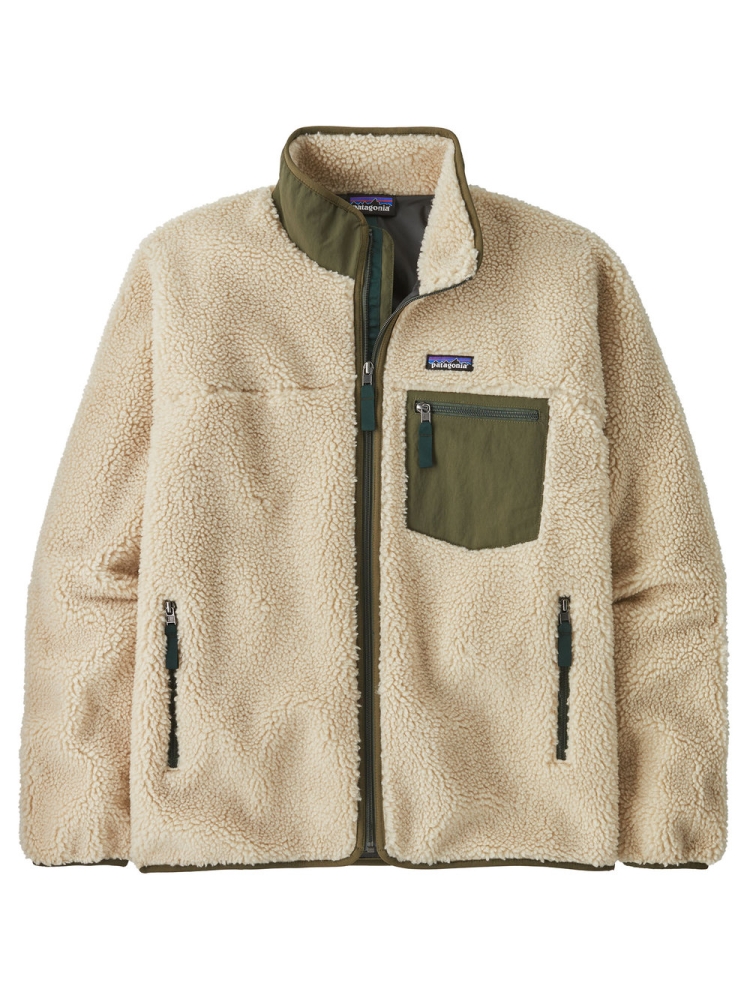 Patagonia Classic Retro-X Jkt Khaki 23057-DNBA fleeces en truien online bestellen bij Kathmandu Outdoor & Travel
