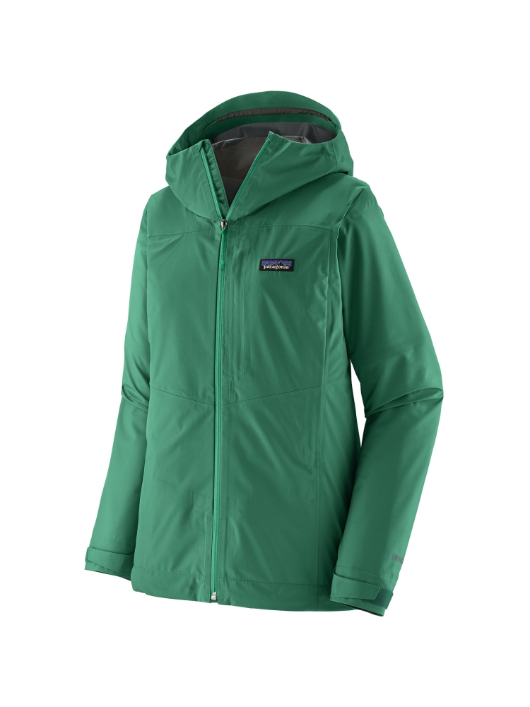 Patagonia Boulder Fork Rain Jkt Women's Gem Green 85160-GEMG jassen online bestellen bij Kathmandu Outdoor & Travel