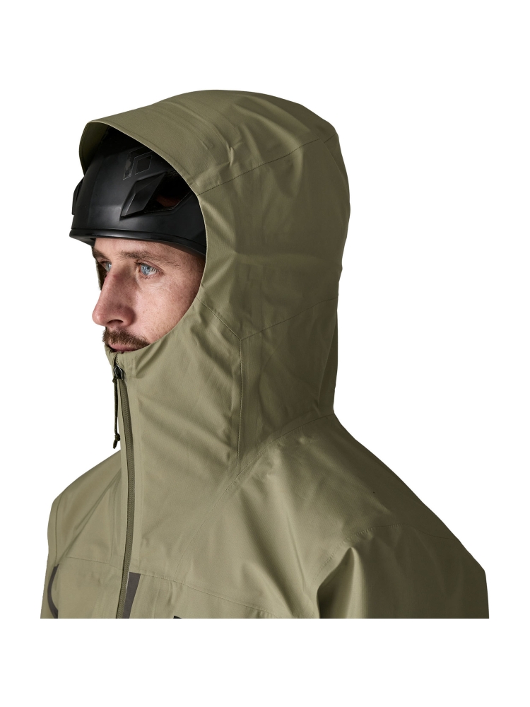 Patagonia Boulder Fork Rain Jkt Forge Grey w/River Rock Green 85140-FGRV jassen online bestellen bij Kathmandu Outdoor & Travel